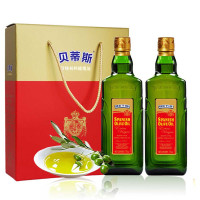 BETIS贝蒂斯特级初榨橄榄油500ml*2礼盒装西班牙原装进口炒菜凉拌食用油福利节日送礼