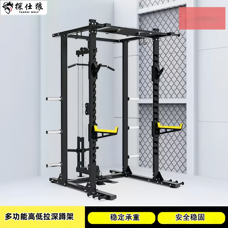 探仕狼 多功能深蹲卧推架高位下拉龙门架引体向上器 ZGD50