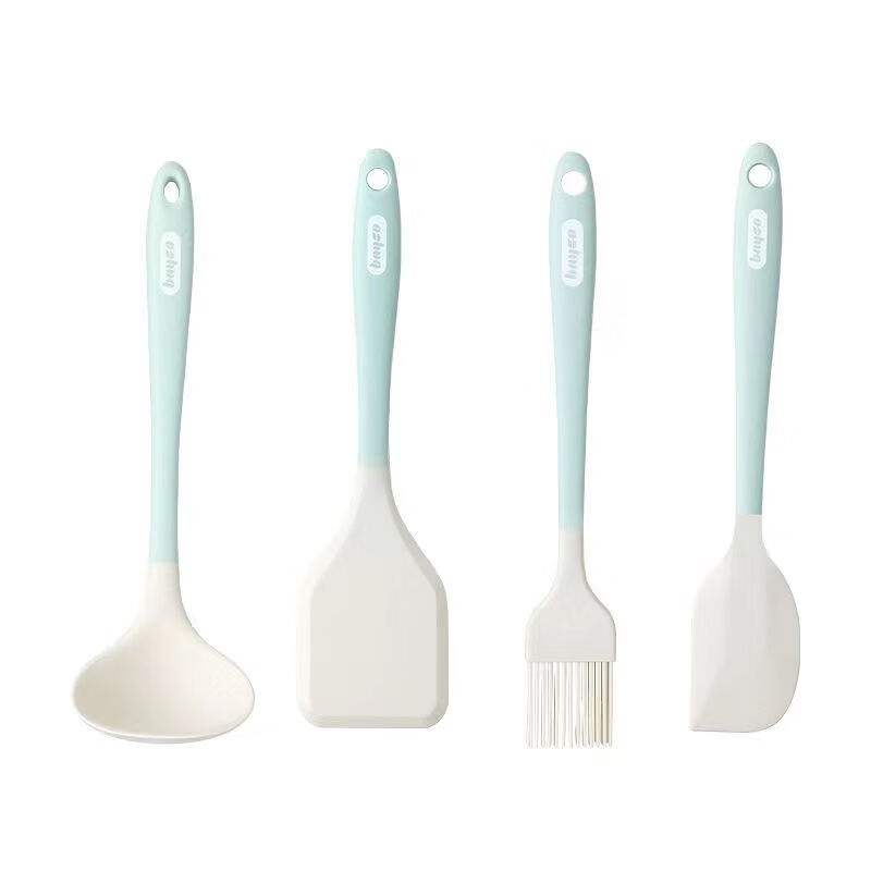 拜格(BAYCO)硅胶锅铲 食品级锅铲汤勺油刷刮刀辅食工具不粘锅炒菜铲子 BC5799高清大图