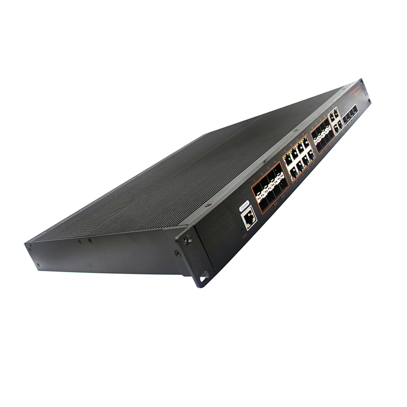 迪信光谱 企业级二层18口千兆光8千兆电口交换机 OYD-S3224-18F 台高清大图