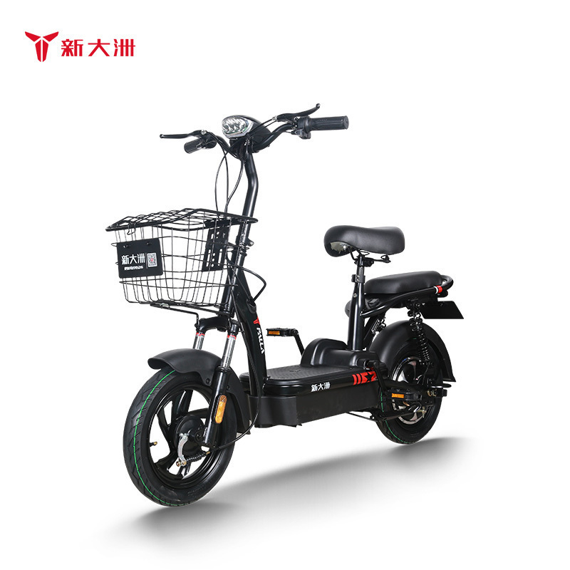 新大洲派乐/PALLA电动车K17时尚轻便48V12AH铅酸电瓶车小型电动自行车代步助力自行车 蓝色