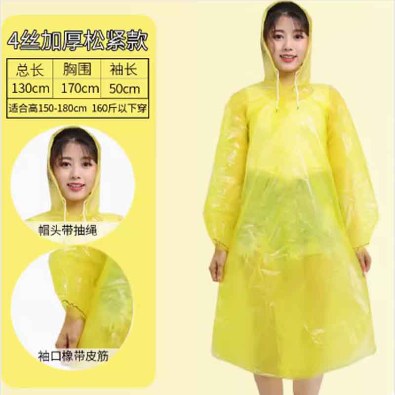 EVA雨衣非一次性成人儿童便携式旅游景区户外漂流旅游加厚全身男女长款防水雨衣高清大图