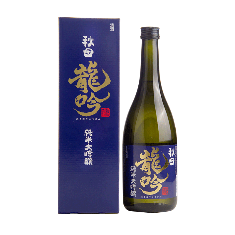 秋田龙吟纯米大吟酿礼盒装日本原装进口低度发酵清酒720ml高清大图