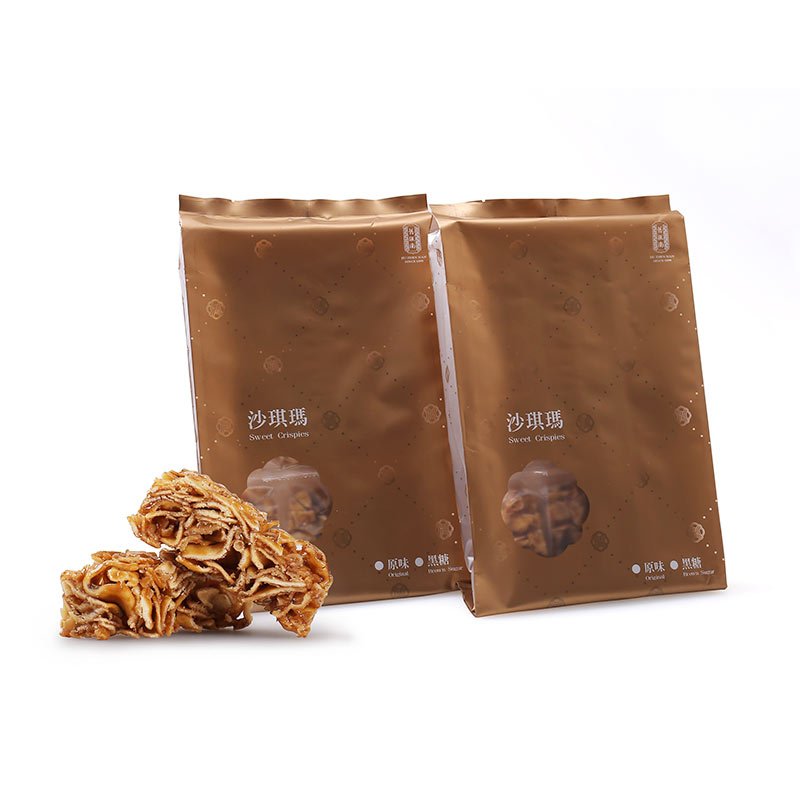 舊振南 台湾特产沙琪玛礼盒黑糖味3入-一盒 进口休闲零食小吃进口糕类礼盒装净含量800 g