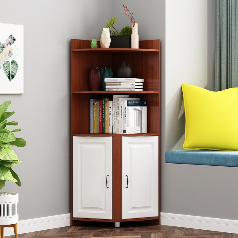 北欧客厅三角形角柜阿斯卡利墙角柜卧室简易转角柜餐厅储物柜置物架边