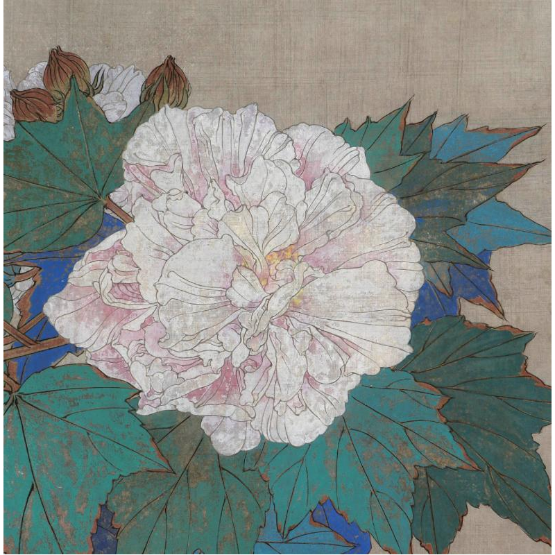 醉染图书百花百扇 花卉工笔重彩技法与赏析9787539343686高清大图