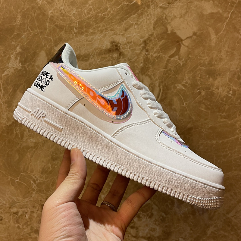 aj男女鞋低帮镭射电玩像素空军一号莆田高版本aj联名dunk 参数