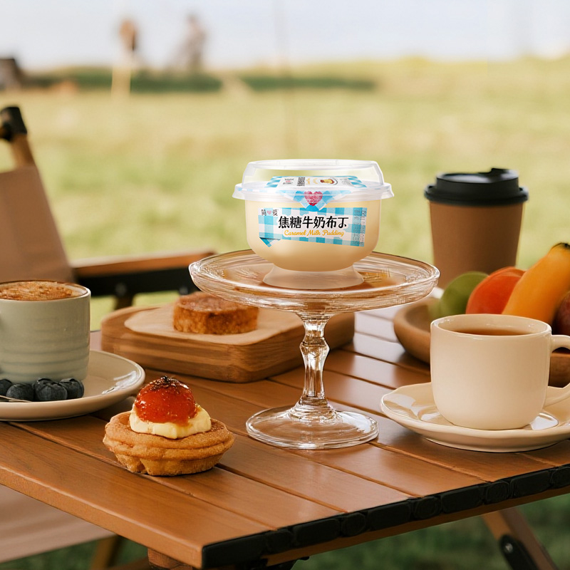 简爱焦糖牛奶布丁凝固态调制乳135g*8杯(3-7天内顺丰冷链发货)高清大图