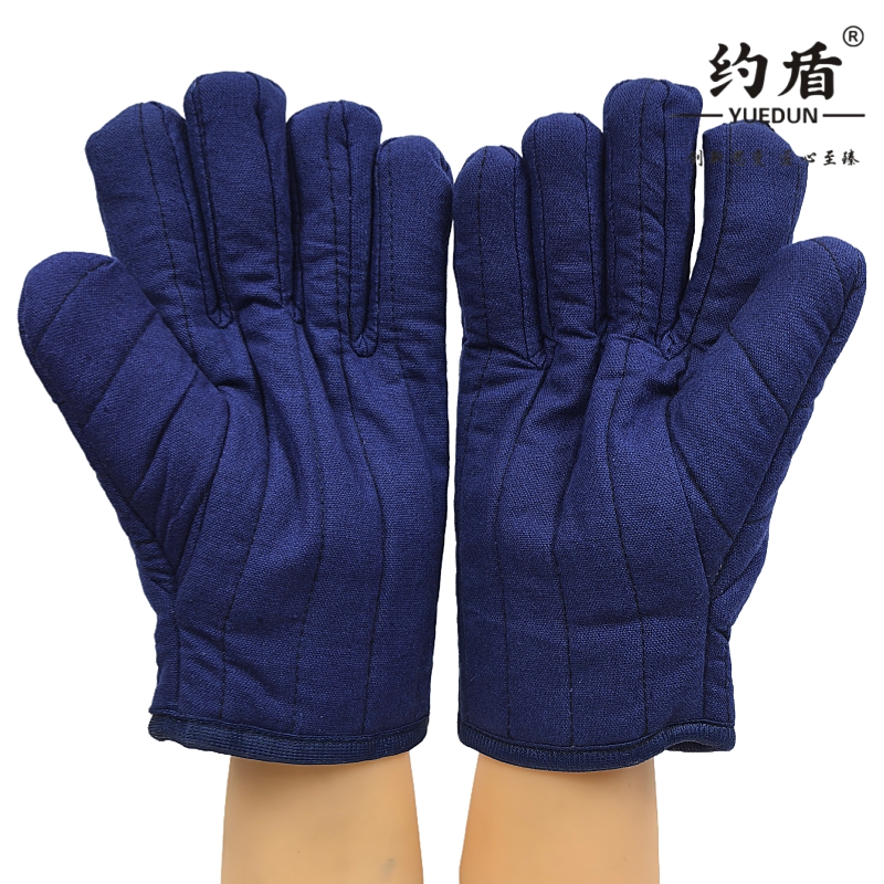 约盾 全棉帆布拒油防寒棉手套 LOL3301/双高清大图
