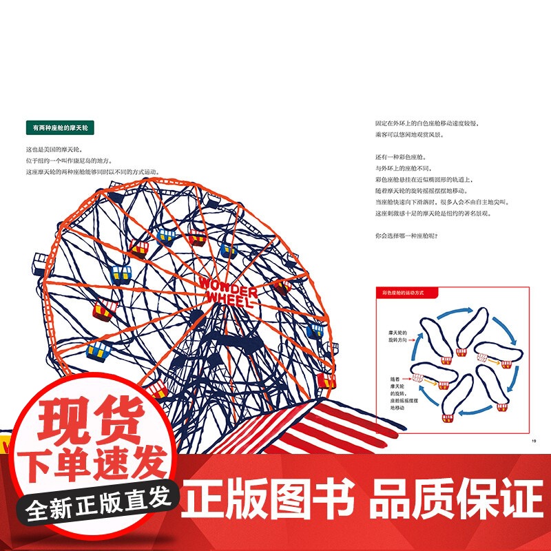 摩天轮 转啊转 摩天轮 机械 历史 世博会 科普绘本 北京科学技术高清大图