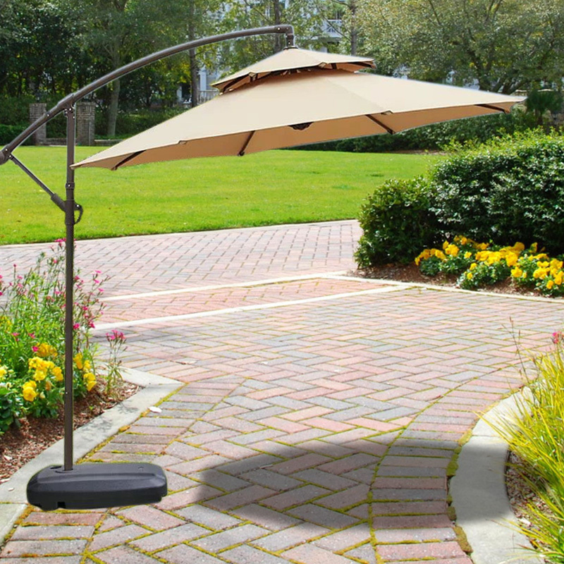 户外遮阳伞花园庭院室外超大号太阳伞摆摊岗亭伞保安防雨伞桌椅伞27m