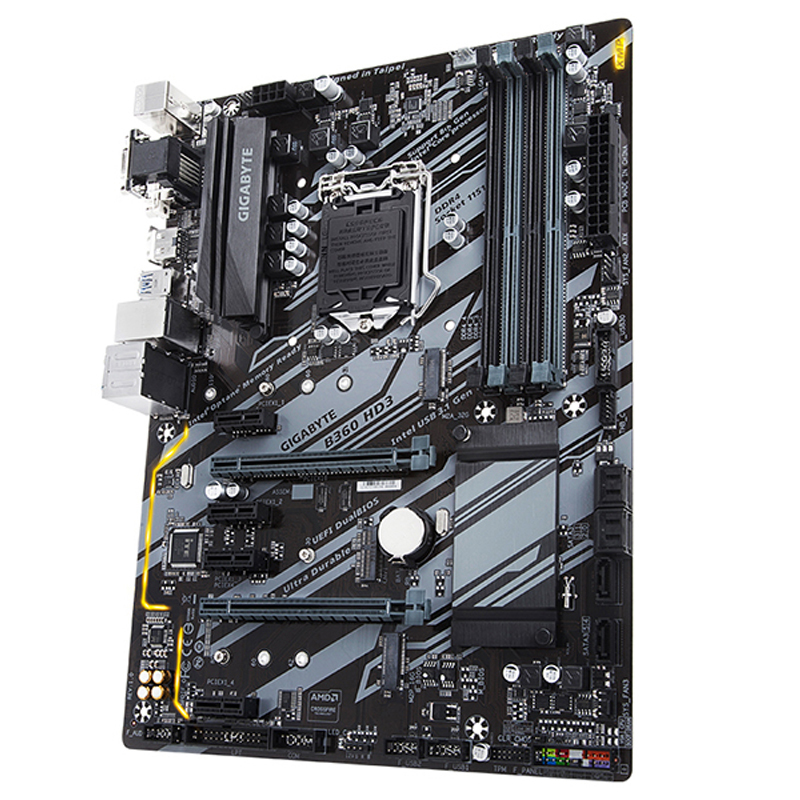 技嘉(gigabyte) b360 hd3台式电脑主板 英特尔第八代b360 atx大板 b