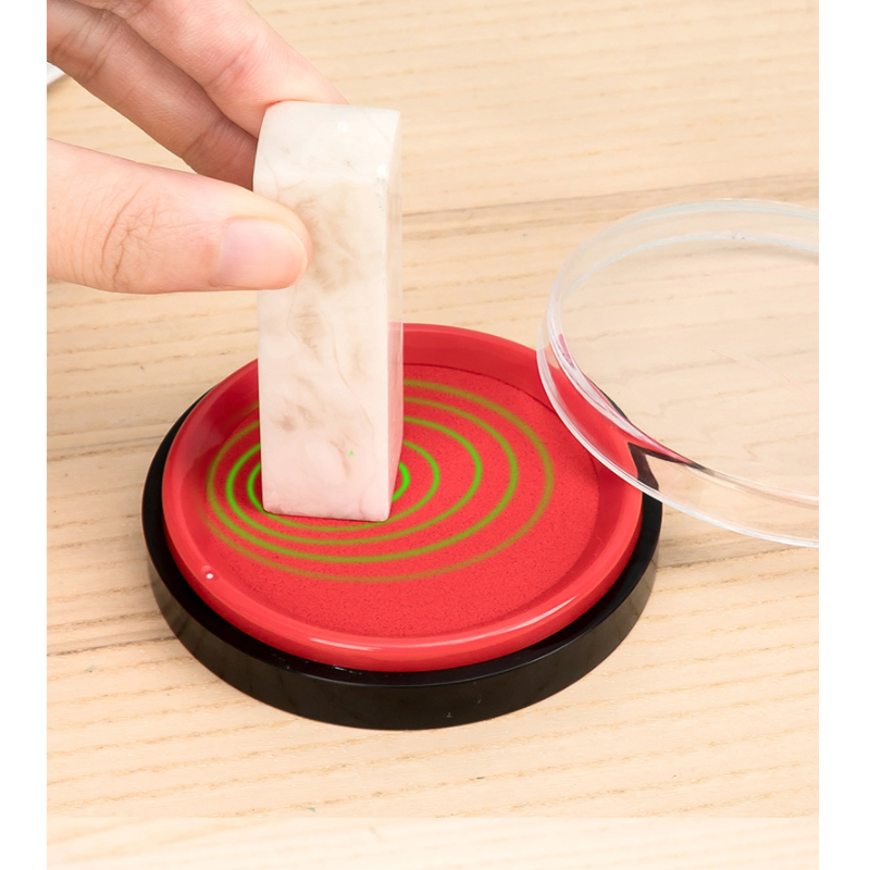 熙轩高品质印台红黑蓝默认红色0010印台方形印台印泥