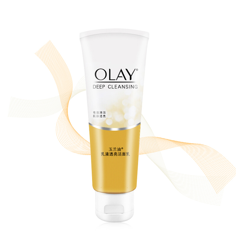 玉兰油(OLAY)乳液透亮洁面乳100G