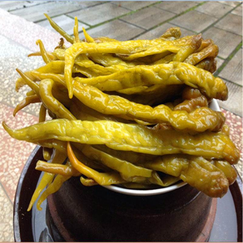 菜中湘湖南特产酱辣椒酱菜500g坛子菜腌辣椒下饭咸菜 500g