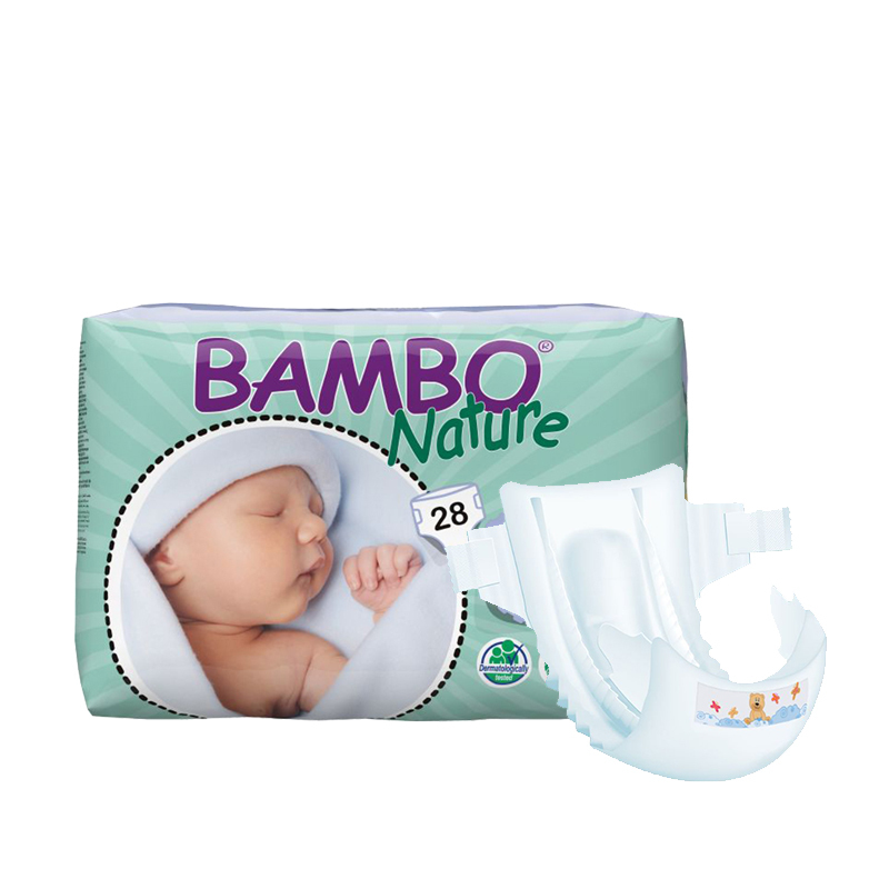 [香港行貨]Bambo Nature班博 綠色嬰兒紙尿片1號(初生)28片