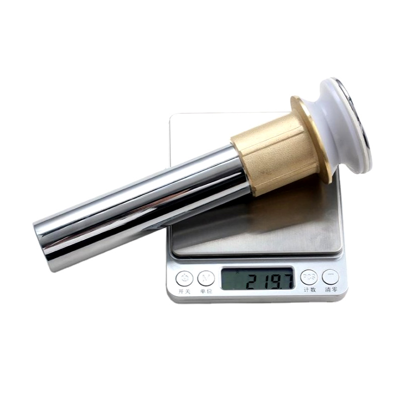 茉冉 洗脸盆下水器 无孔翻板/个高清大图