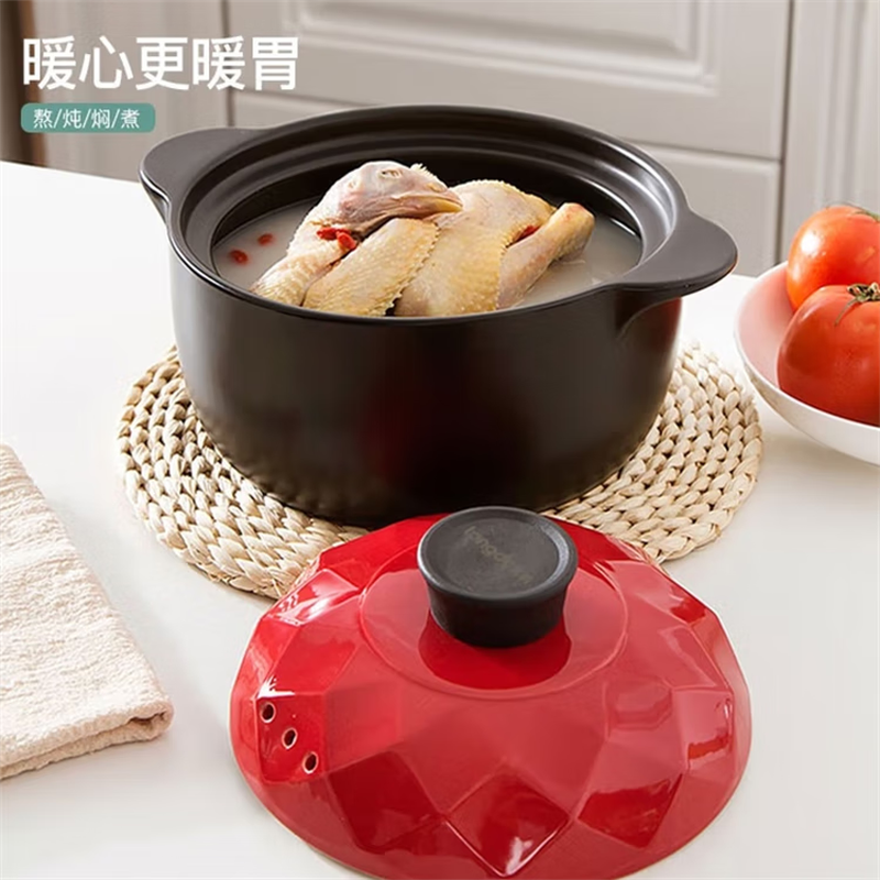龙的多功能压力炖锅5L智能控温高效节能简洁时尚设计高清大图