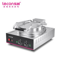乐创(lecon)商用电饼铛 台式双面煎饼锅电煎锅电烤饼机 台式悬浮式 YCD20钢型