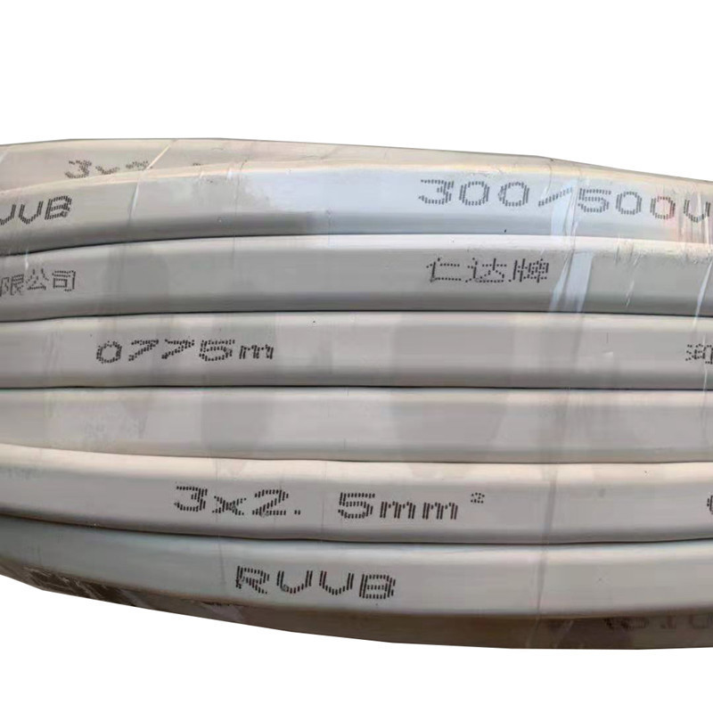 仁达(RNEA) 聚氯乙烯绝缘软护套电缆 RVVB 3X2.5mm² 白色/米