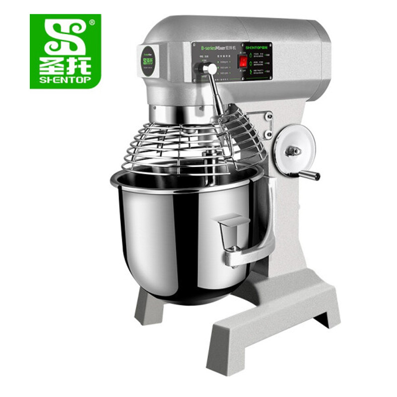 圣托(Shentop)商用面粉揉面拌面搅拌机 全自动多功能厨师机 30L大型打蛋奶油打发机 STMS-B30