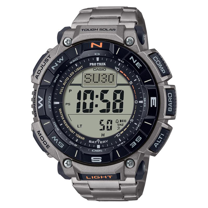 CASIO 卡西欧太阳能户外运动男表PRG340T7eco材料高清大图