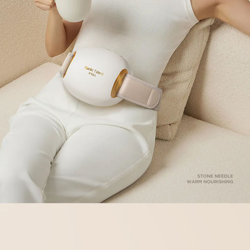 元气达人 揉腹仪白色+赠1瓶精油