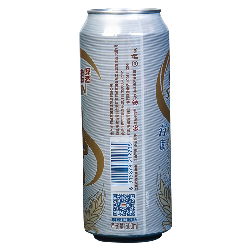 雪津麦之初听500ml