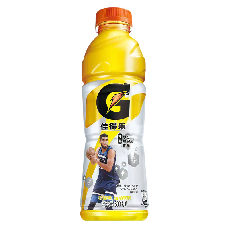 佳得乐冰柠运动饮料600ml*12