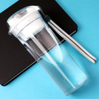 特百惠(Tupperware)晶彩茶韵水杯子400ml塑料便携创意茶杯水壶随手杯