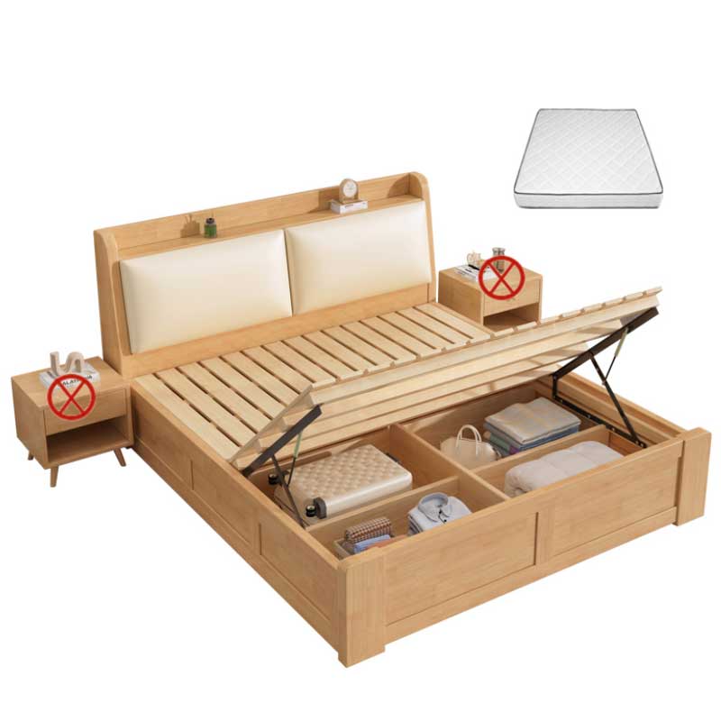 实木储物床床箱 储物床高清大图