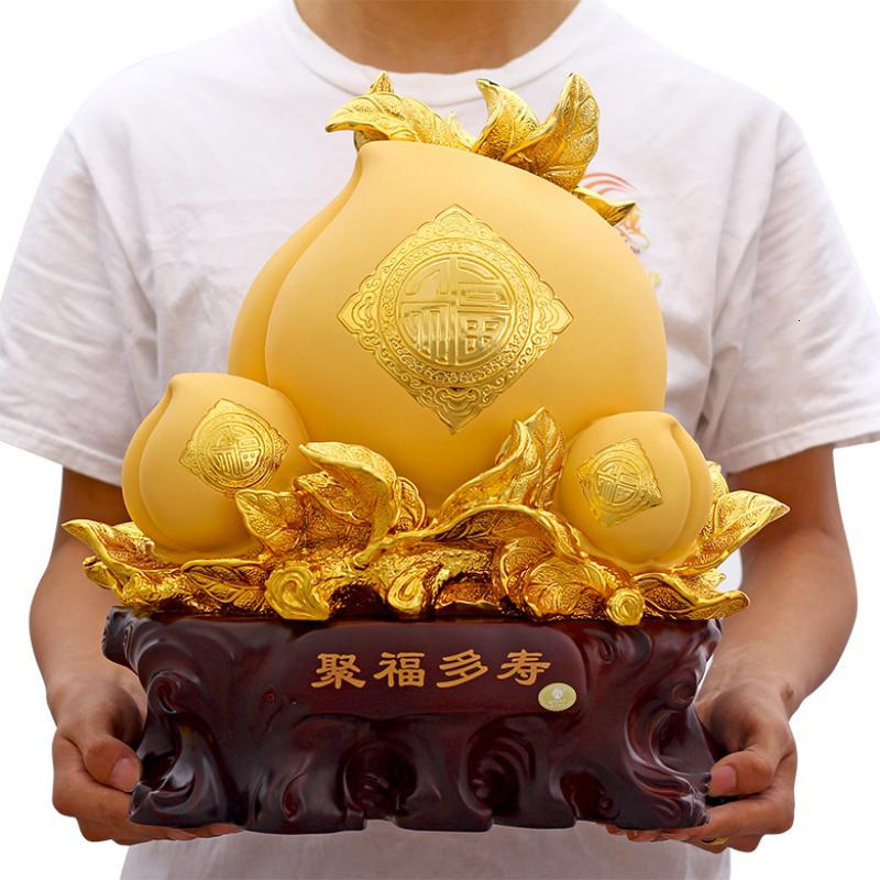 美帮汇寿桃摆件工艺品送父母老人生日实用贺寿礼品送长辈祝寿大寿高清大图
