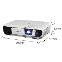 [套餐]爱普生(EPSON)CB-X41[上门安装]商务办公教学会议投影机家用高清投影仪(3600流明XGA分辨率)