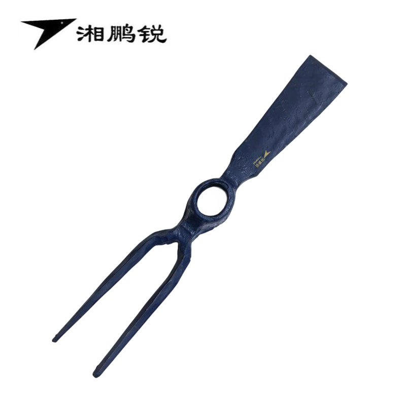 湘鹏锐 手工锻造二齿 重型 450mm*10cm 把高清大图