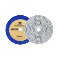 波斯（BOSI）水磨石材抛光片 80mm 30目 片