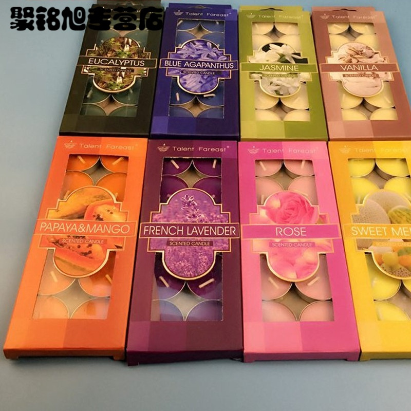 香薰蜡烛小蜡烛无烟蜡烛除味精油浪漫创意生日摆图茶蜡表白蜡烛-桉树10只一盒