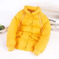【2种穿法】北极绒加厚超暖童装羽绒服加厚女孩新款面包服秋冬保暖可脱卸外套上衣68