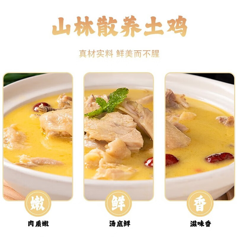 汪集汤嫂鸡汤速食大罐土鸡汤武汉特产加热即食鸡汤罐头礼盒装鸡汤