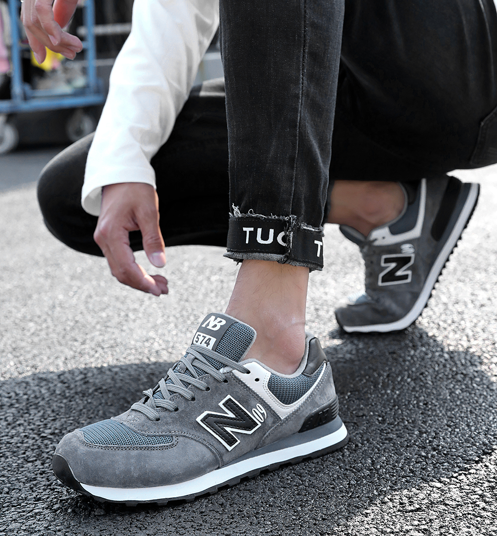 nb男女574鞋运动鞋跑步鞋缓冲情侣款n字鞋视频