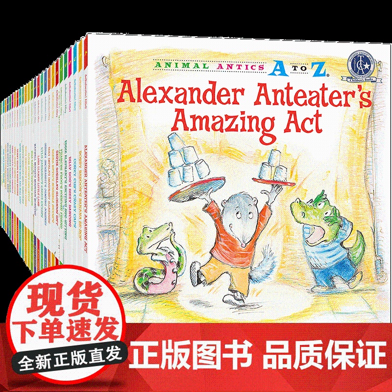 爱心树 英文原版绘本Animal Antics A to Z幼儿园里的26个开心果:3-6岁美国老师力推英语启蒙绘本满足高清大图