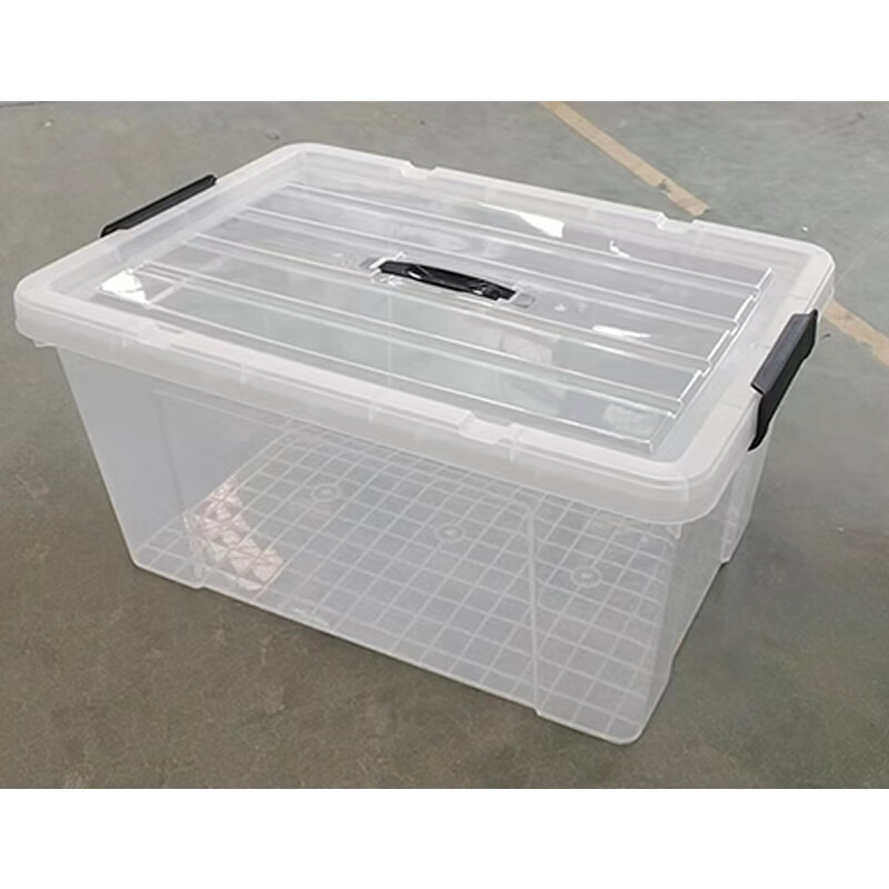 久丰100 70L 塑料带盖收纳箱 [单位:个]高清大图