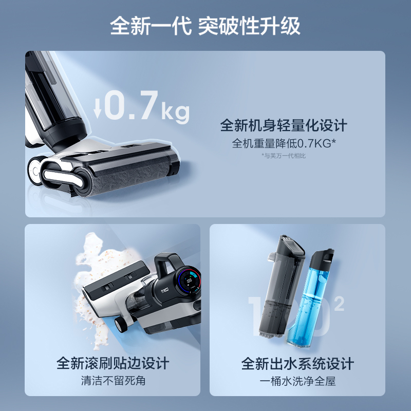 [全场景]TINECO添可无线洗地机芙万2.0Slim智能款增配组合家用吸拖洗地一体机