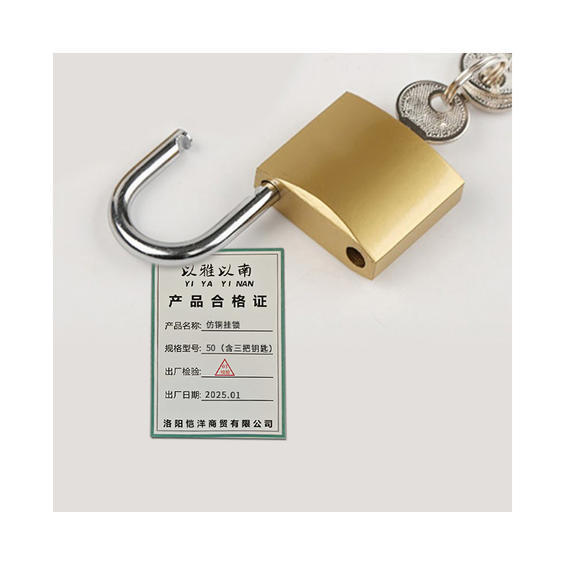 以雅以南 仿铜挂锁 50(含三把钥匙)/套高清大图