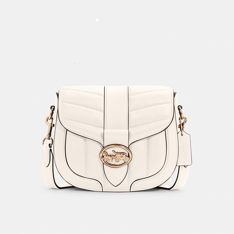 coach 蔻驰女包 georgie saddle 经典马车标马鞍包 女士单肩斜挎包