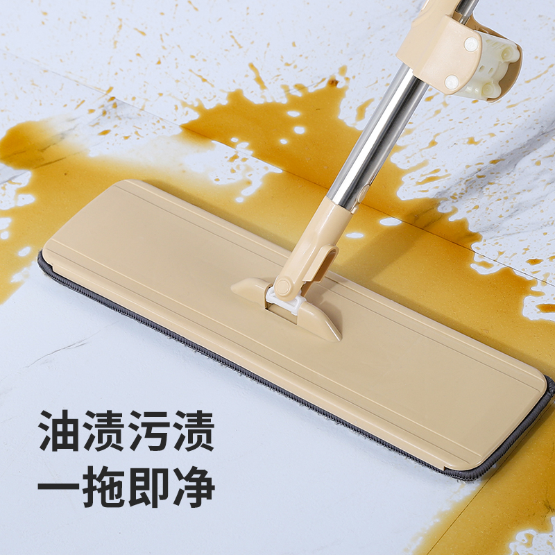 免手洗拖把家用挤水一拖净懒人干湿两用拖布2020新款平板拖地_212高清大图