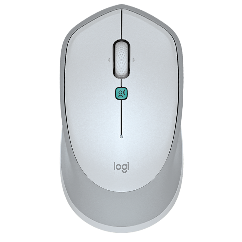 罗技(Logitech)VOICE M380无线鼠标 笔记本电脑台式机USB便携鼠标 办公鼠标 语音听写鼠标太空银