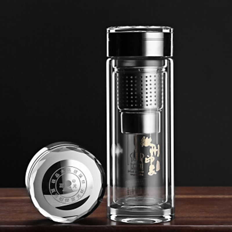 富光 银龙系列双层水晶玻璃杯 320ML HB