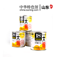 【中华特色】山东馆 柠檬黄桃罐头316克X6罐水果 糖水罐头对半黄桃新鲜黄桃