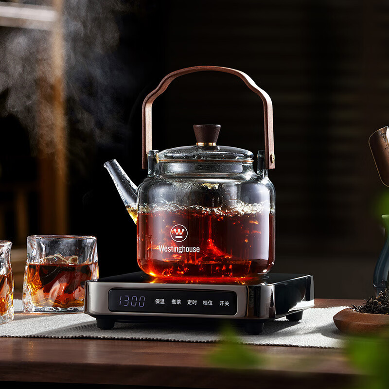 西屋(WESTINGHOUSE) 1300W大功率铝合金超薄电陶炉围炉煮茶器 1.1L WTLT38高清大图