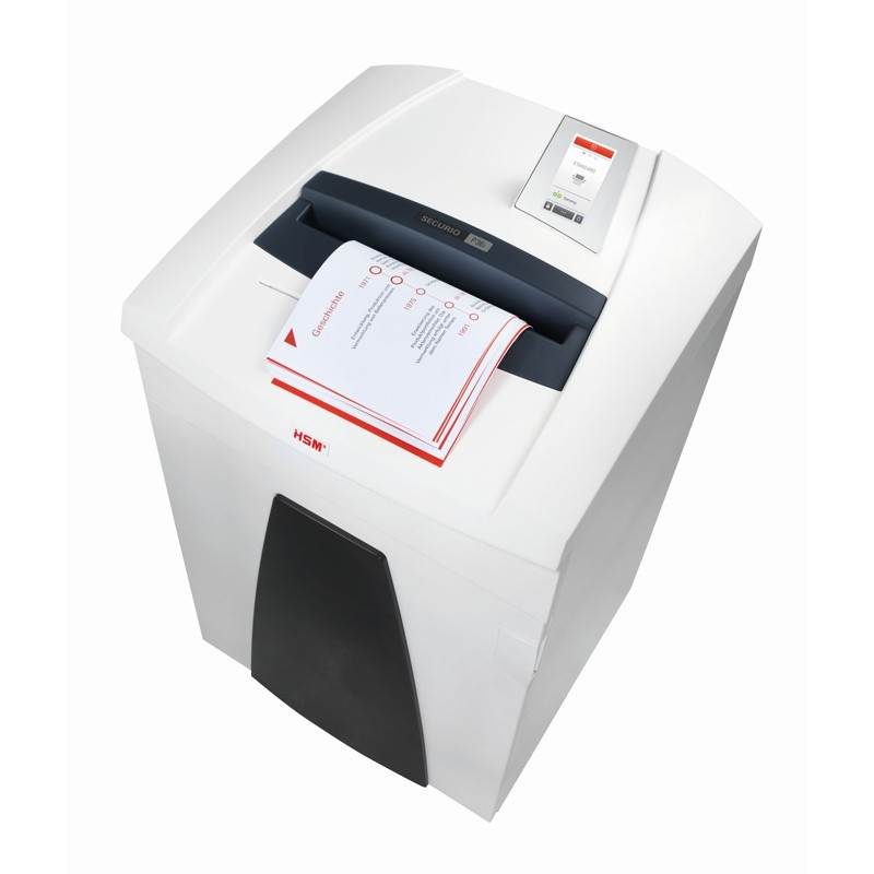 赫斯密(HSM)SECURIO P36i 大型智能商用办公碎纸机7级保密 4.3英液晶触摸屏 145L 1*5mm